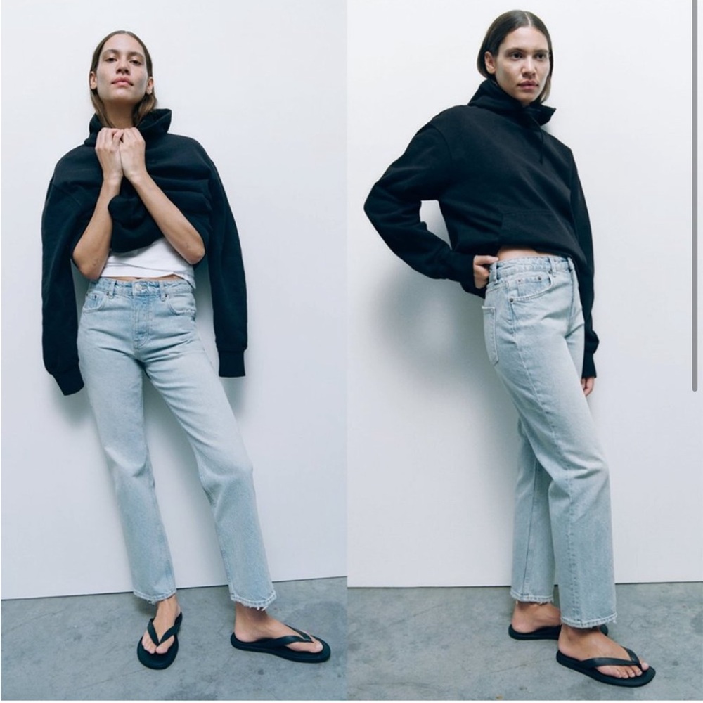 Zara straight leg jeans